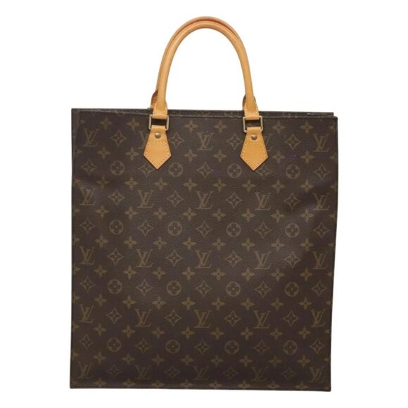 LOUIS VUITTON Monogram Sac Plat Hand Bag M51140 LV Auth 126531 - Picture 2 of 16